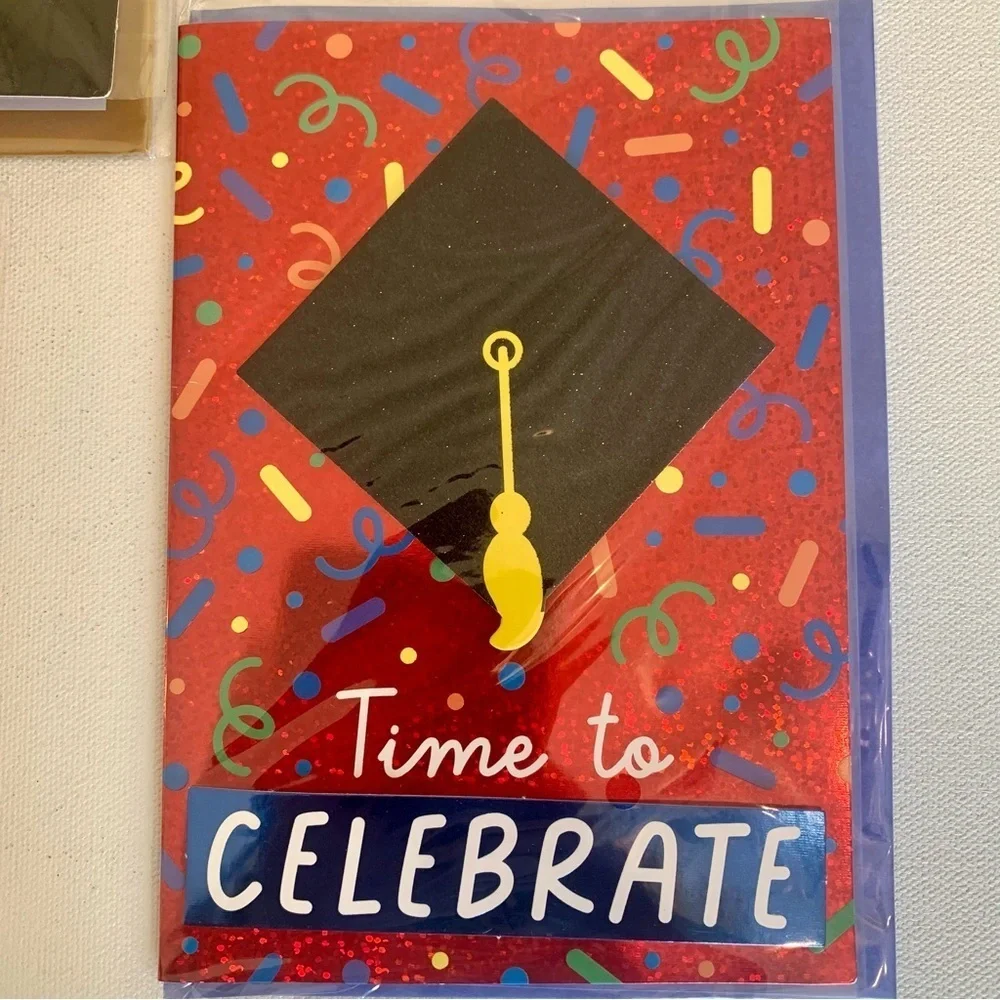 Graduation Cards Variety Pack Lot of 6 Colorful Greetings Cards With Envelopes
